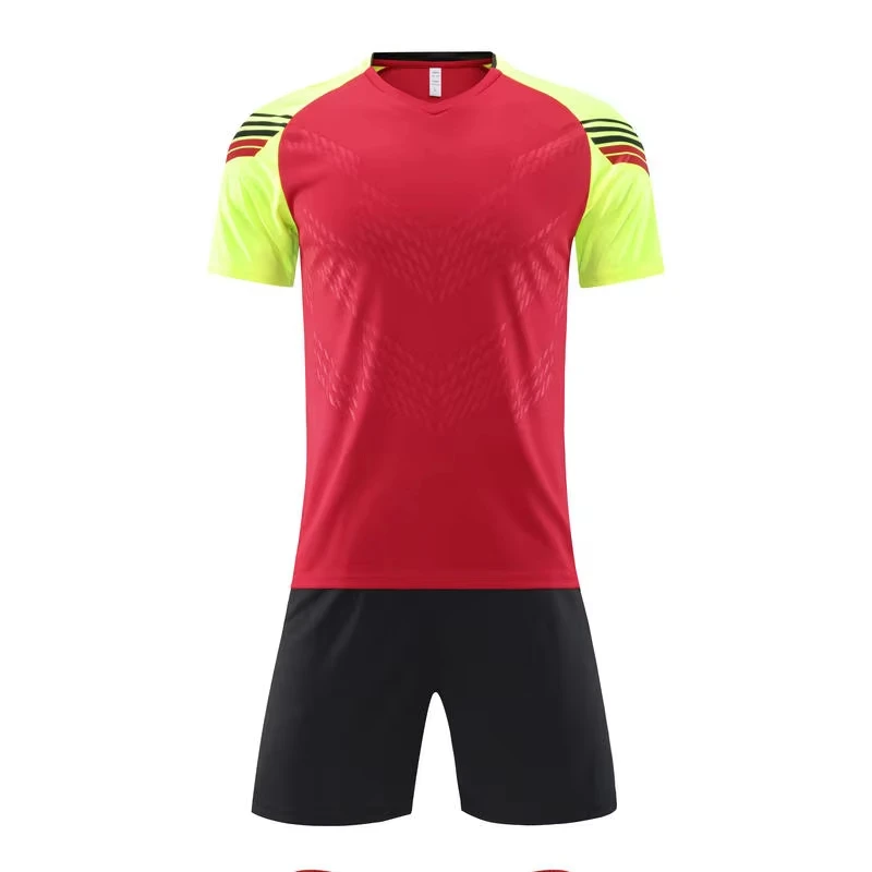 Wholesale Soccer T-shirts Youth Football Uniforms Sport Set Tracksuit Kid Soccer Jersey Kits Full Set Soccer Uniforms
