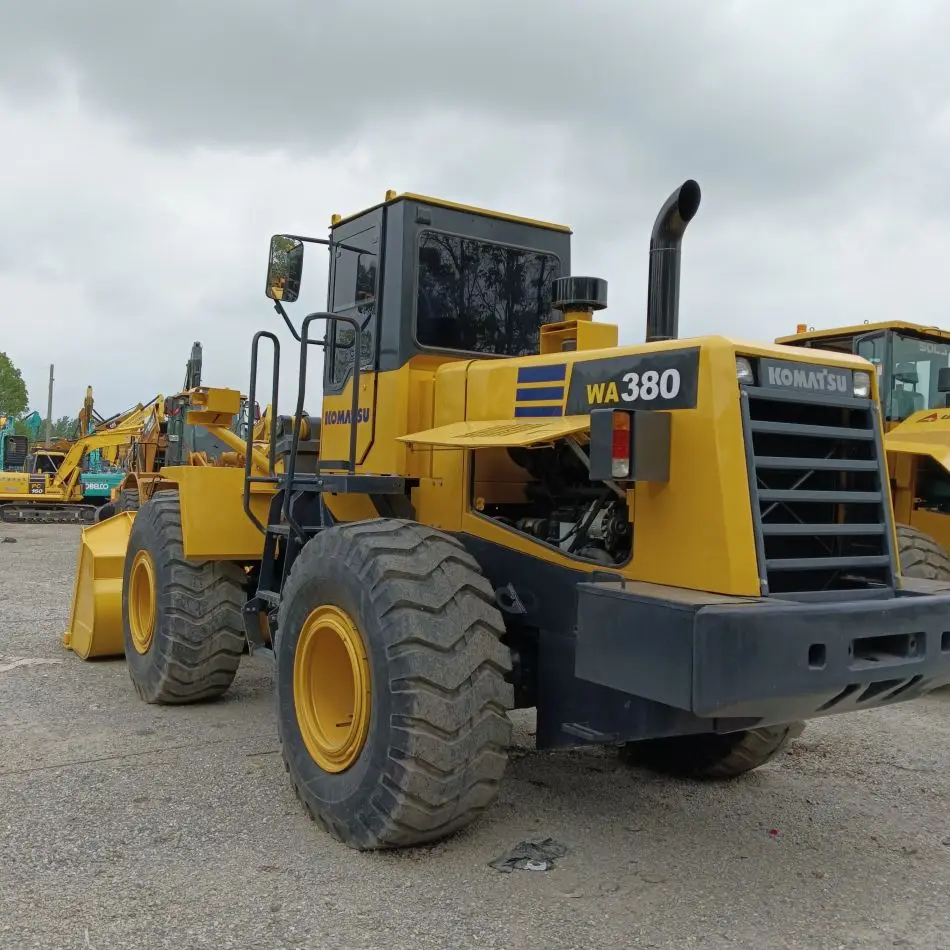 Подержанные Колесный погрузчик komatsu 380 б/у wa380 wa450 колесные погрузчики