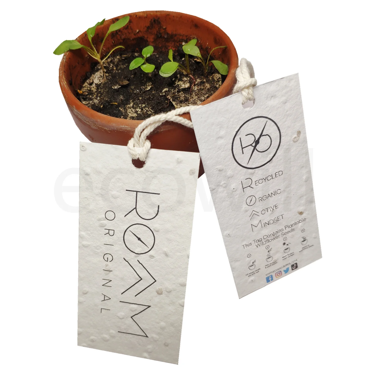 Эко-травяная бумага для семян, подвесная бирка, карточка с растительными травами, семена овощей