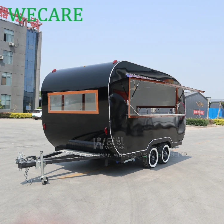 Wecare EEC действительная уличная Мобильная тележка для фаст-фуда грузовик кофе мороженого киоск продажи