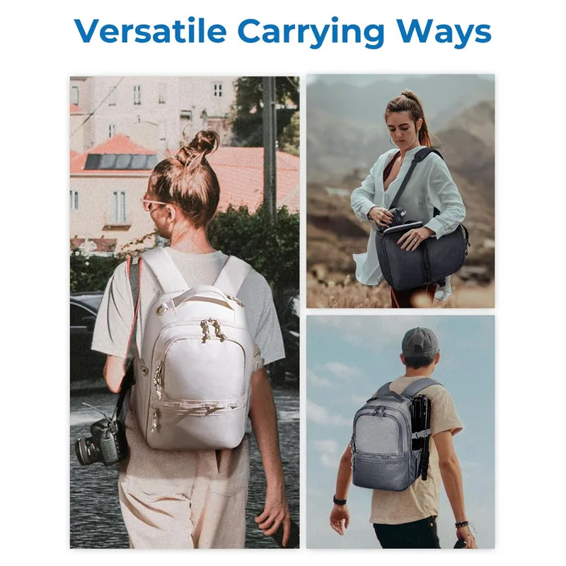 Customize DSLR SLR Small Camera Bags Camera Backpack With Shoulder Strap For Photographers