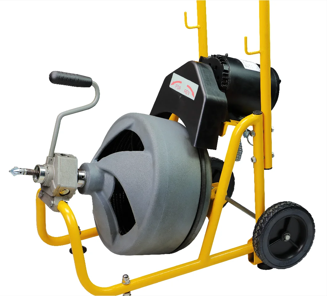 China Manufacturer Electric Sectional Portable Sewer Drain Cleaning Machine AG100