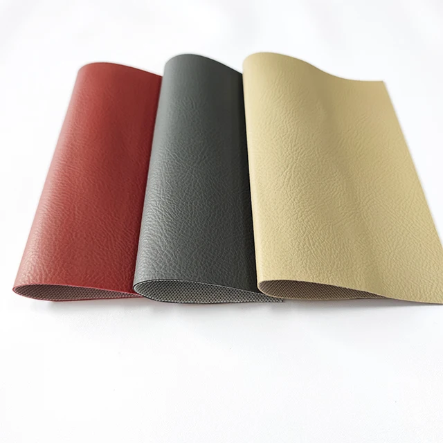 High Grade PVC Upholstery Material Suede Leather Fabric For Car Ceiling Headlining Door Panel Leather