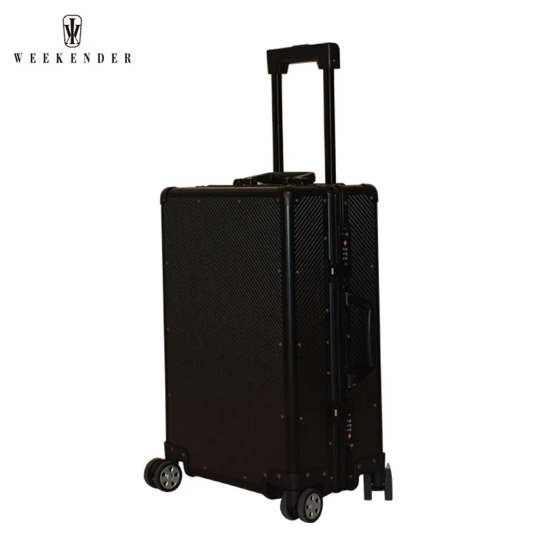 Высококачественный чемодан на колесиках из углеродного волокна 20 дюймов