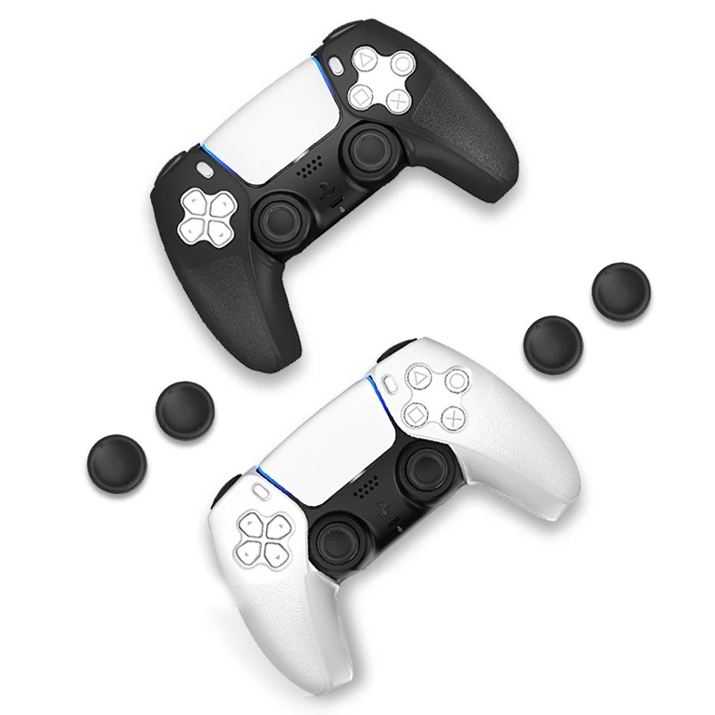 Game Controller Cover Silicon Skin Case Shell Controller Game Console Cover skin shell case cover replacement plate For ps5