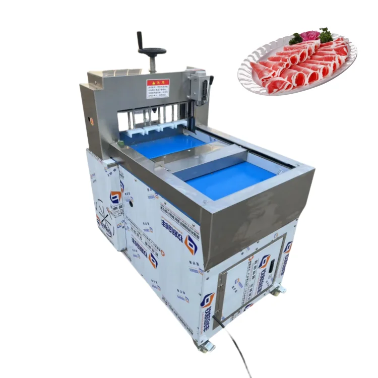 Hot Pot/Steam Boat Lamb/Sheep Meat Mutton Roll Slicing Machine Meat Slicer for Sale