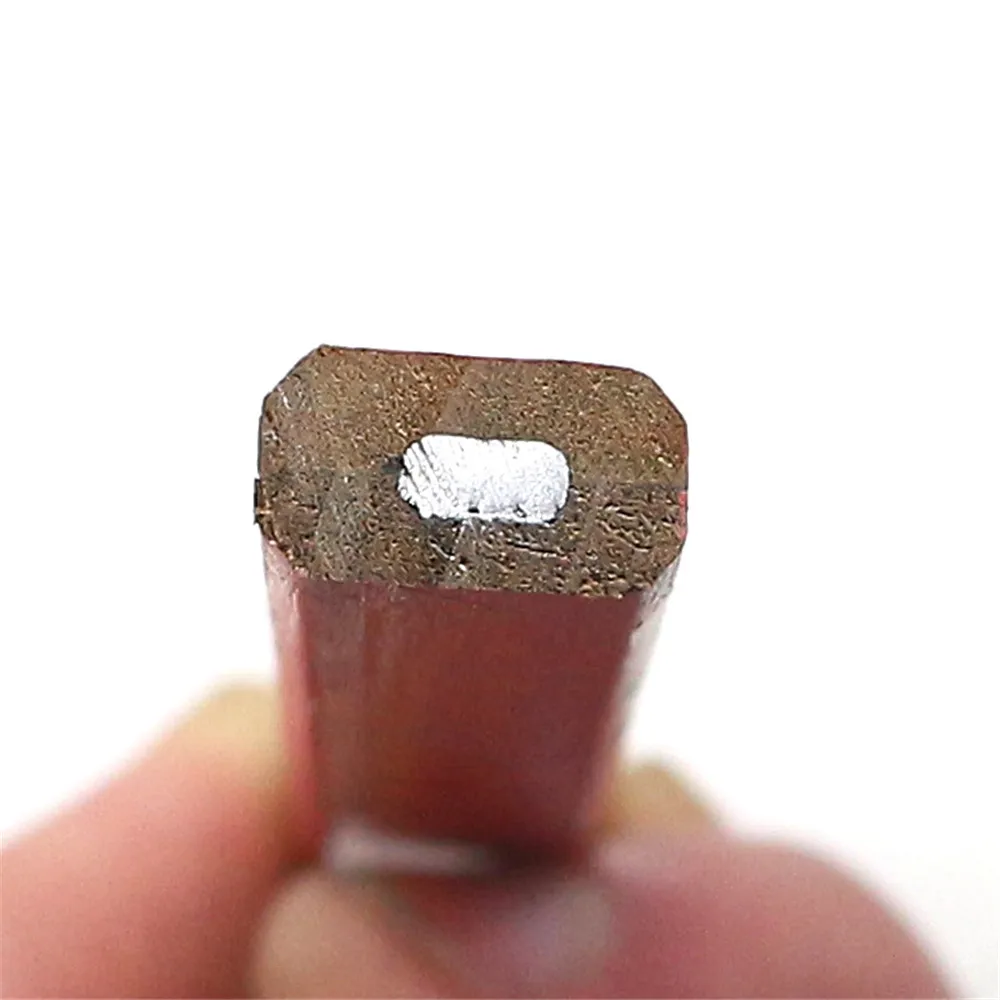 5pcs Black Lead Carpenter Pencils DIY Builder Joiners Woodworking Craft Thick Core Flattened Mark Custom Pen Office Stationery