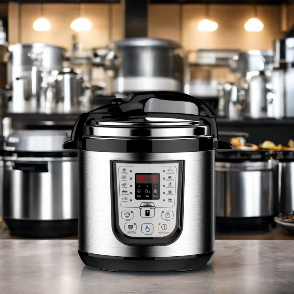 6l electric pressure cooker 220V 6L 70KPA PTFE Intelligent Household 6l electric pressure cooker