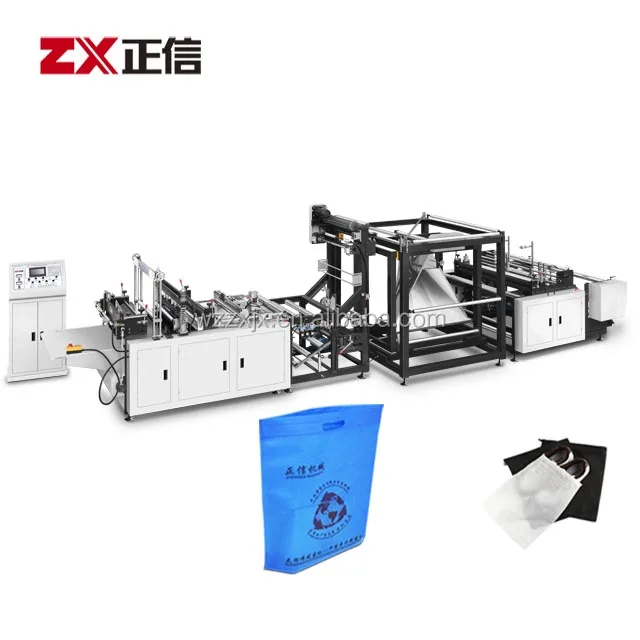 
Multi-functional non woven u/w cut d cut bag making machine price 