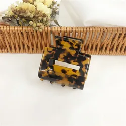 High Quality Acrylic Accessories Claws For Women Hair Holder Acetate Leopard Hair Claw Clips