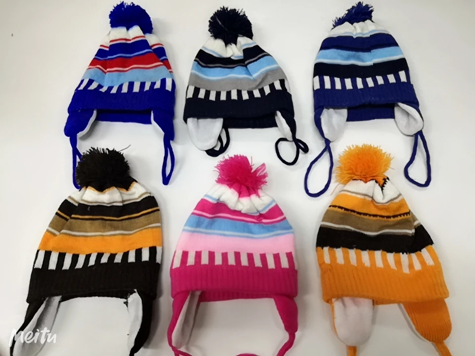 Hot Sales Safety New Design Winter Animal Knitting Baby Hat, Knitted Cute Baby Cap