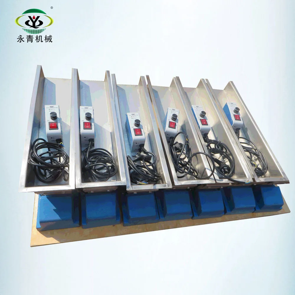 Adjustable speed electromagnetic vibrating feeder with controller
