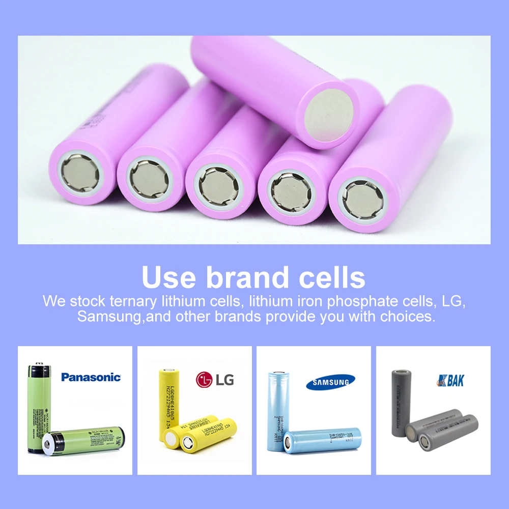 Factory Direct OEM 48 36 24 12 Volt 10Ah 20Ah 30Ah Battery Rechargeable 12V