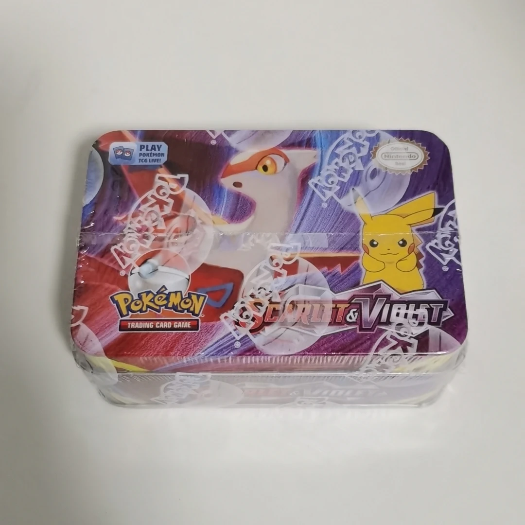 2023 Best English German poke mon Scarlet & Violet Gold Box 40 Pcs Booster Box Card pokemoned Trading Cards Game