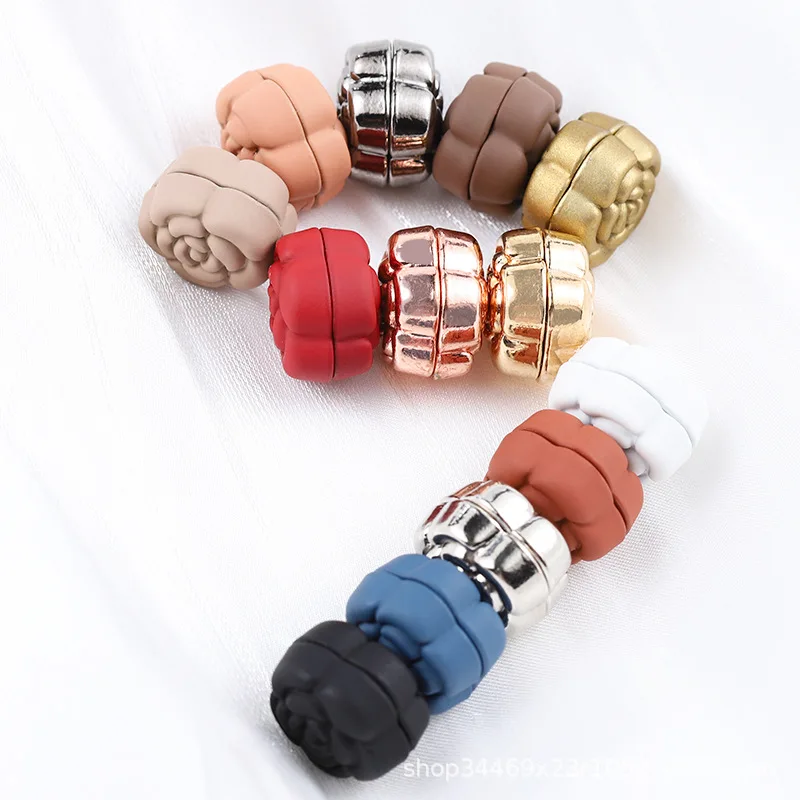 Hijab Matte Strong Magnet Muslim Silk Scarf magnetic Gauze Macaron Anti-leakage Cover Shawl Fixed Pins