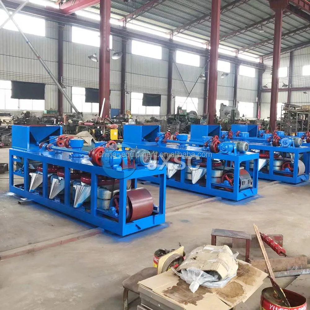 Iron Tin Ore Washing Separator Machine Three Disc Permanent Magnetic Separators