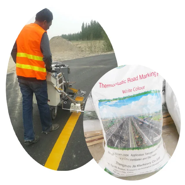 Pavement Tools 5.5hp Power Drive Car Ride-on Thermoplastic Road Lines Paint Marking Machine With Honda Gasoline Engine