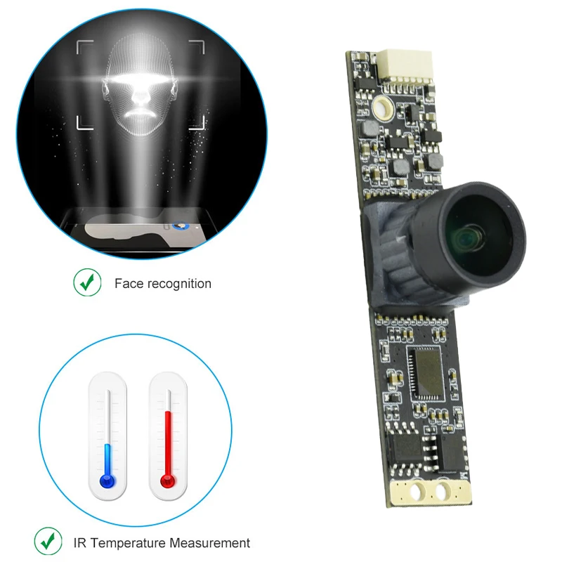 Genuine 130 Degree Surveillance Analogue 2Mp 120Fps Ip 10Mp 108Mp Thermal Camera Module Usb