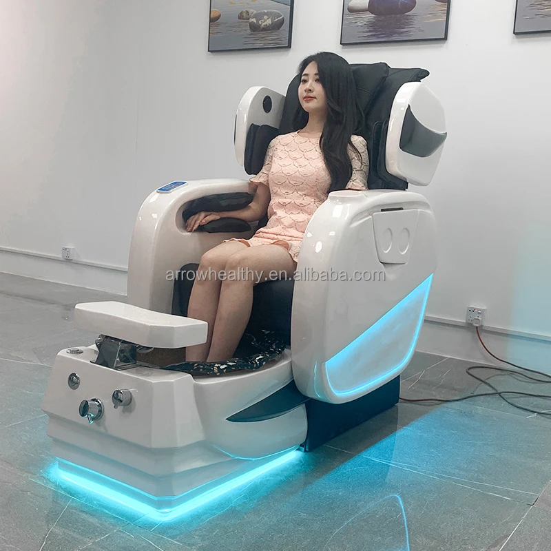 pedicure chair with manicure luxury pedicure spa massage chair for nail salon foot spa massage pedicure chair with basin