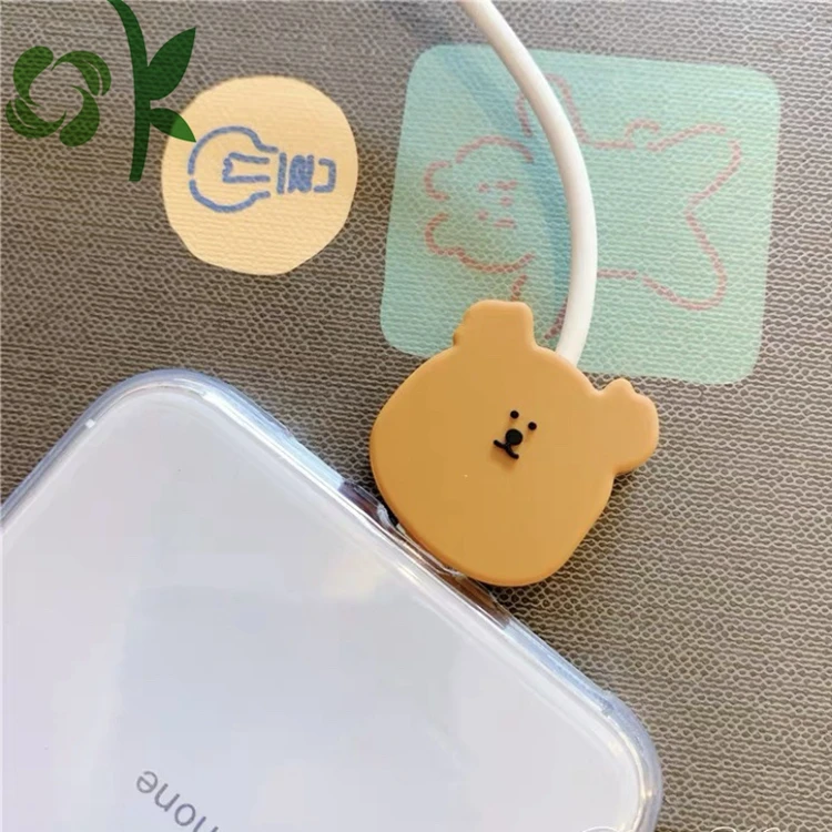 OKSILICONE Silicone protection cover phone charger protector 18W 20W charger pvc cable protector