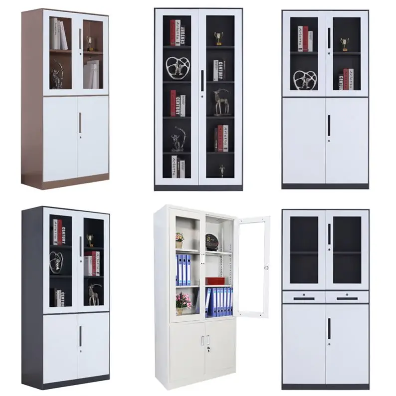 
Gray Double Metal wardrobe File Cabinets Office Furniture Spain 2 Door Steel Storage Cabinet cupboard 