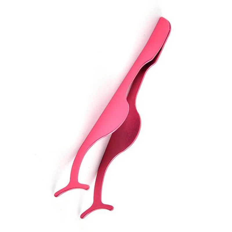 Stainless Steel False Eyelash Curler Tweezers Lashes Eyelashes Makeup Private Label Make Up Tool Make Your Own Brand