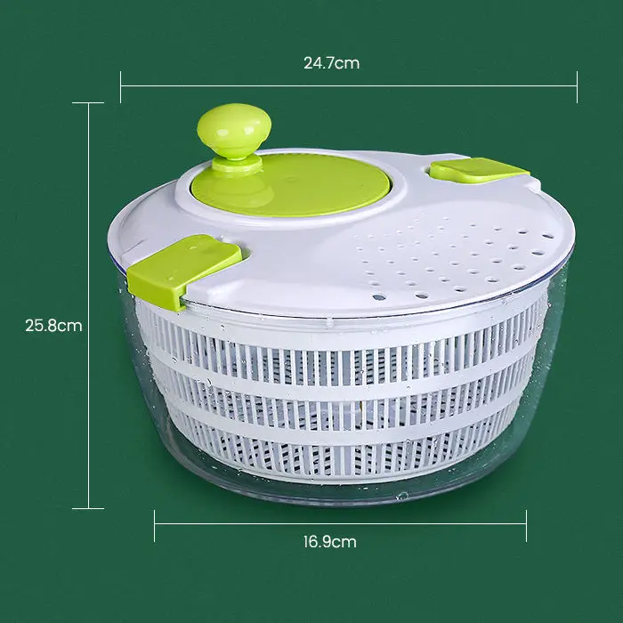 Multi-functional kitchen vegetable dehydrator Salad drain basket Gadget Fruit and vegetable hand dryer