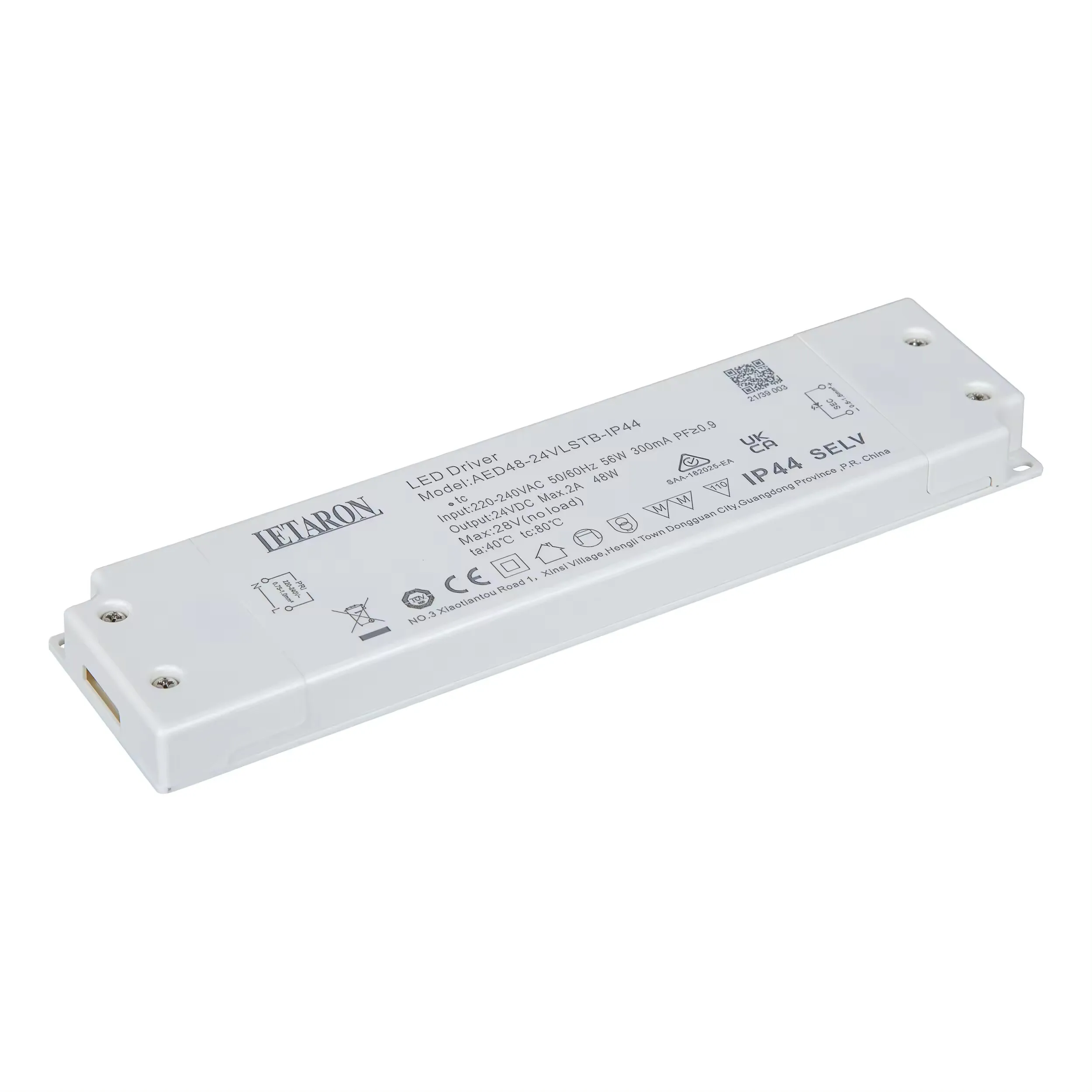 LETARON LED Driver 12v LED 48w LED driver 12v 24v constant volt IP44 LED driver for mirror light light tube saa ce ukca ccc