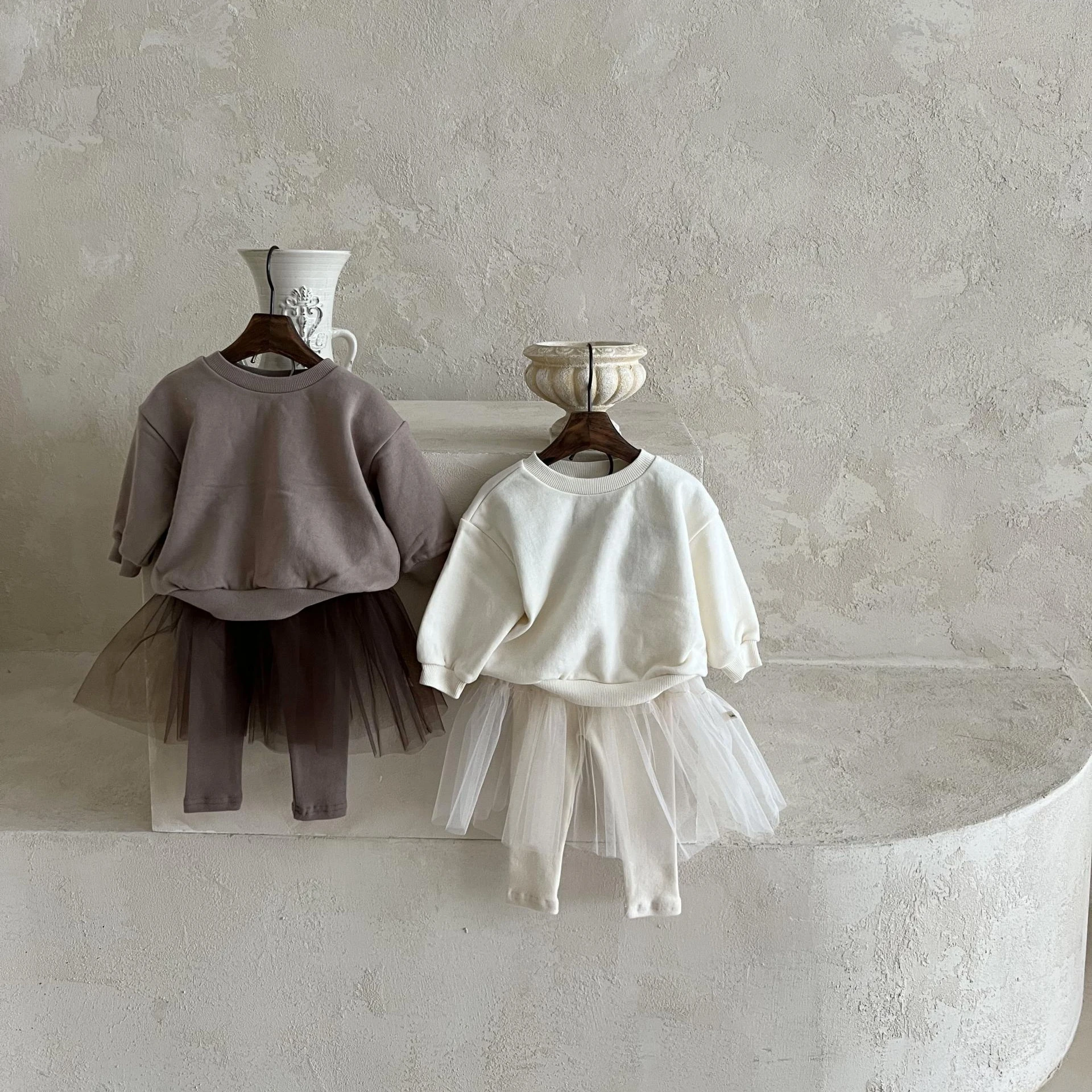 ins winter latest design kids casual sports plain blank sweatshirt toddler baby boy girl custom embroidered logo sweatshirt