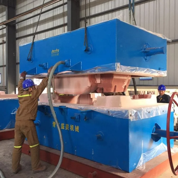 Overseas engineering service v process molding sand casting foundry machine