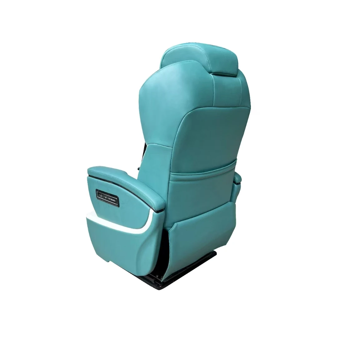 OTW-AEF4.0 Modified aftermarket custom adjustable heating universal massage luxury car seat with leg rest for toyota hiace van