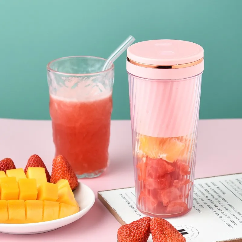 3 in 1 Fruit Juicer Smoothie Machine Mini Bottle Electric Portable Blender Cup Juicer