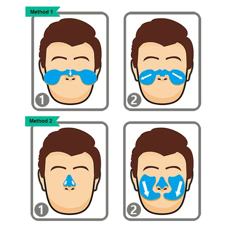 Top Sales Daily UV Cut Golf Patch Eco-Friendly Face Tape Customized Christmas Stickers