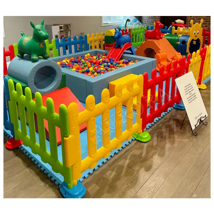Indoor Playground Amusement Kids Customized soft play equipment outdoor playground set for toddler colorful softplay ball pit