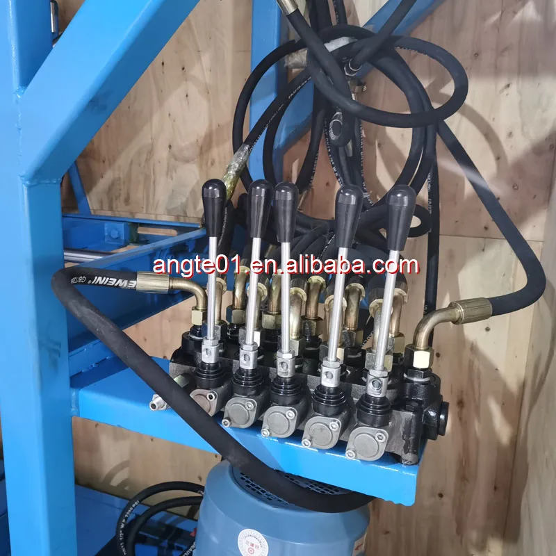 7 Tires in One Garage Machinery Hydraulic 7500w High Powerful Wheel Loading Help Equipment Waste Tyre Double Tripling Machine