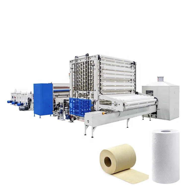 New Design Paper Tissue Processing Machinery Lamination Kitchen Towel Toilet Tissue Manufacturing Machine