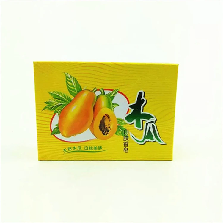 Logo printed 100g irish spring soap feuilles de savon