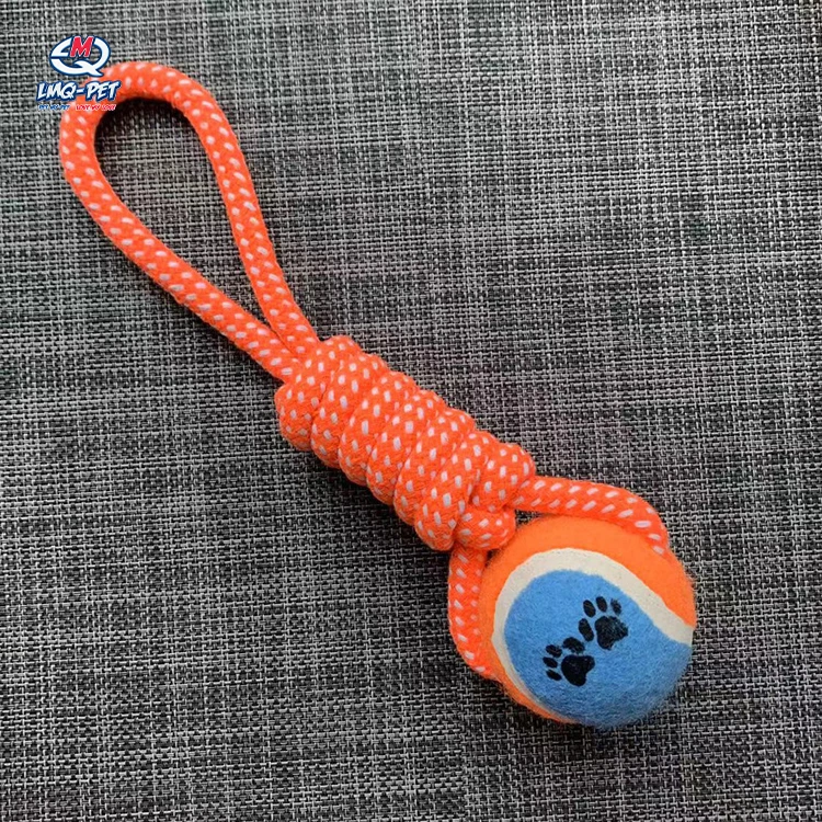 High Quality Hemp Rope Knot Toys Molar Pet Toys Rope Ball Chew Play Bite Pet Dog Toy Set Teeth Cleaning Cotton Linen 7 Piece