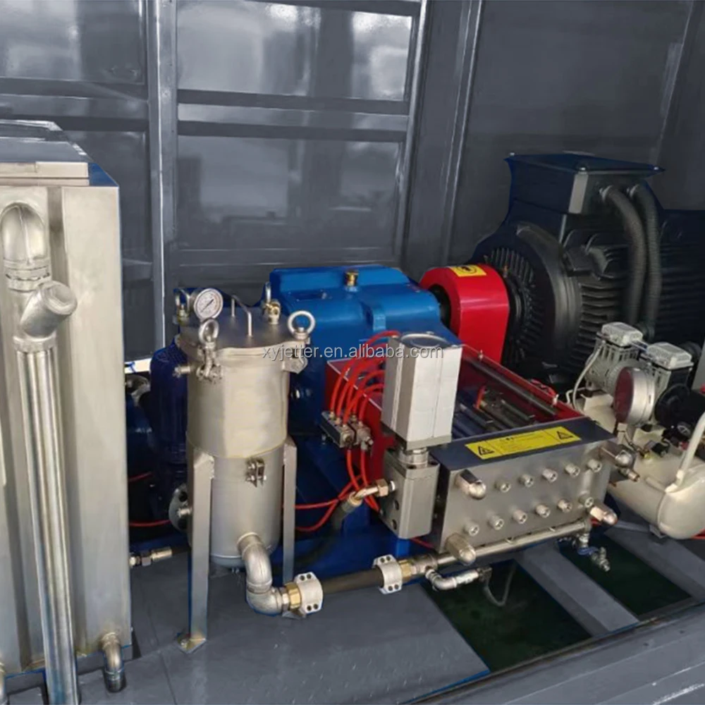 XZY manufacturer high pressure water jetting equipment 140Mpa hydro jet machine customized