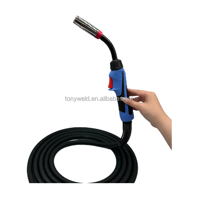 500A Air Cooled MIG CO2 Welding Torch 61GD Welding Gun With Euro Connector