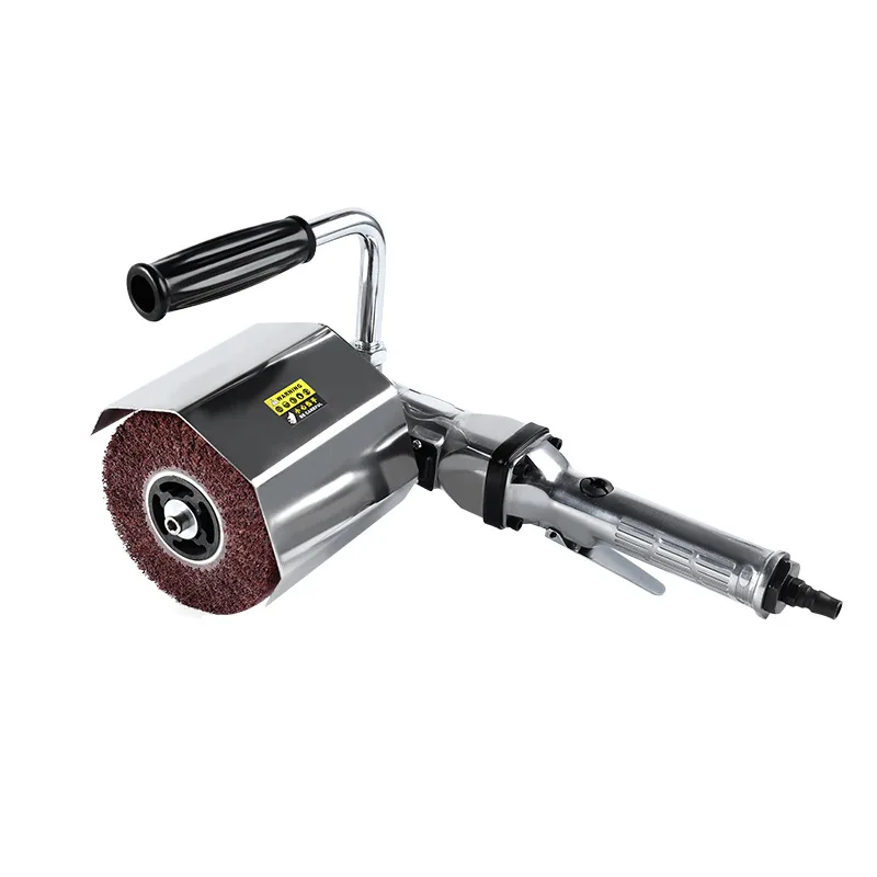 Pneumatic Metal Mirror Wood Polishing Machine Burnishing Polishing Machine 7510 Air Wire Drawing Machine Match Drawing Wheels