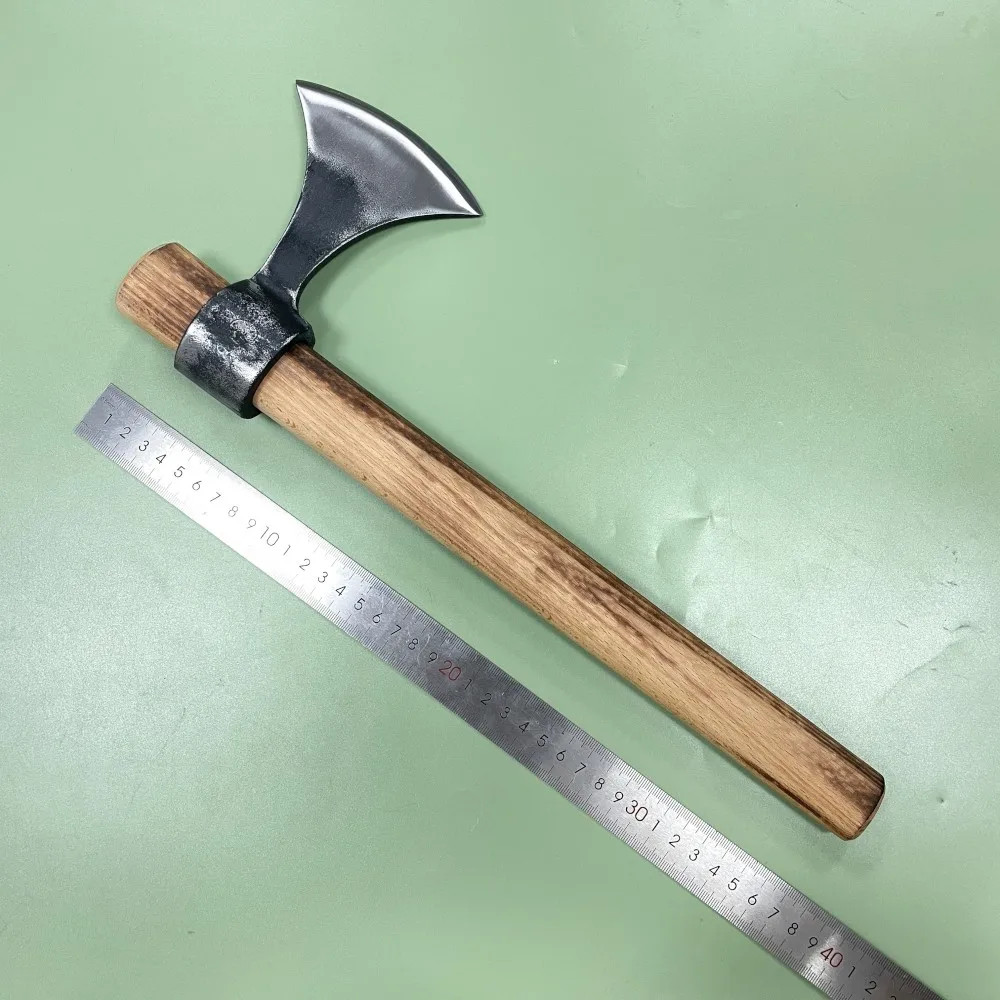 ZC45TM1 Cool Collection Traditional Tomahawk axe Meticulously Crafted Wood Handle Reliable Carbon Steel Handheld Tomahawk