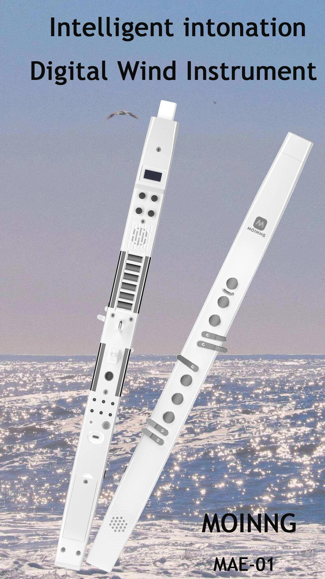 Electric Blowpipe Saxophone Clarinet Violin Trumpet 56 Sounds USB  electronic Wind Instruments