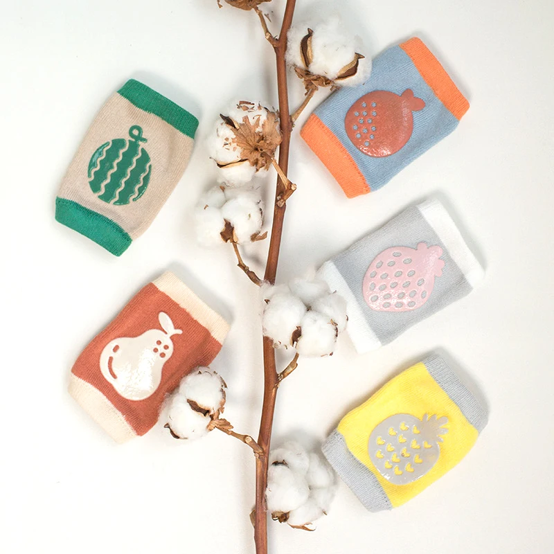 Unisex Knitting Cotton Anti Slip Baby Crawling Knee Pads For Knee Protector Toddler Kids baby Knee pad Protector Soft