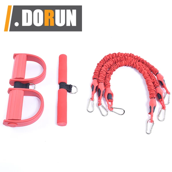 Adjustable Multifunction Tension Rope, 6-Tube Elastic Yoga Pedal Puller Resistance Band, Natural Latex Tension Rope