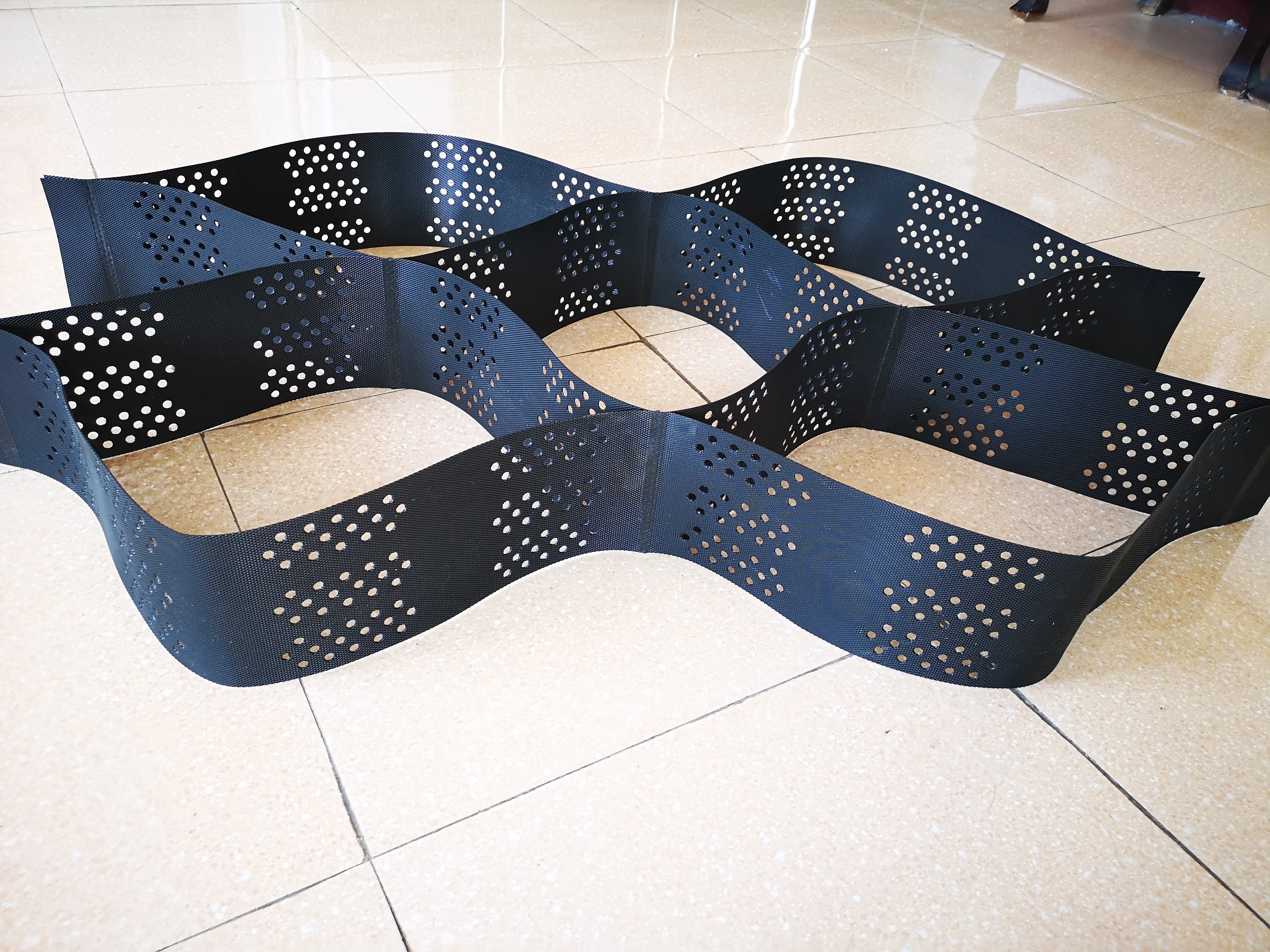 Geocell Gravel Stabilizer Paving Grid High Quality Road Stabilization HDPE Carbon Sale Black OEM Surface Graphic Technical Hours