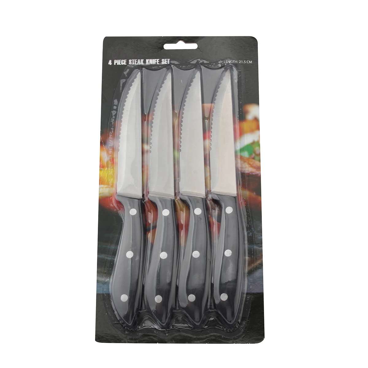 ST-5503 Hot Sale Stainless Steel Multi-Purpose Kitchen Serrated Steak Meat Knives Set