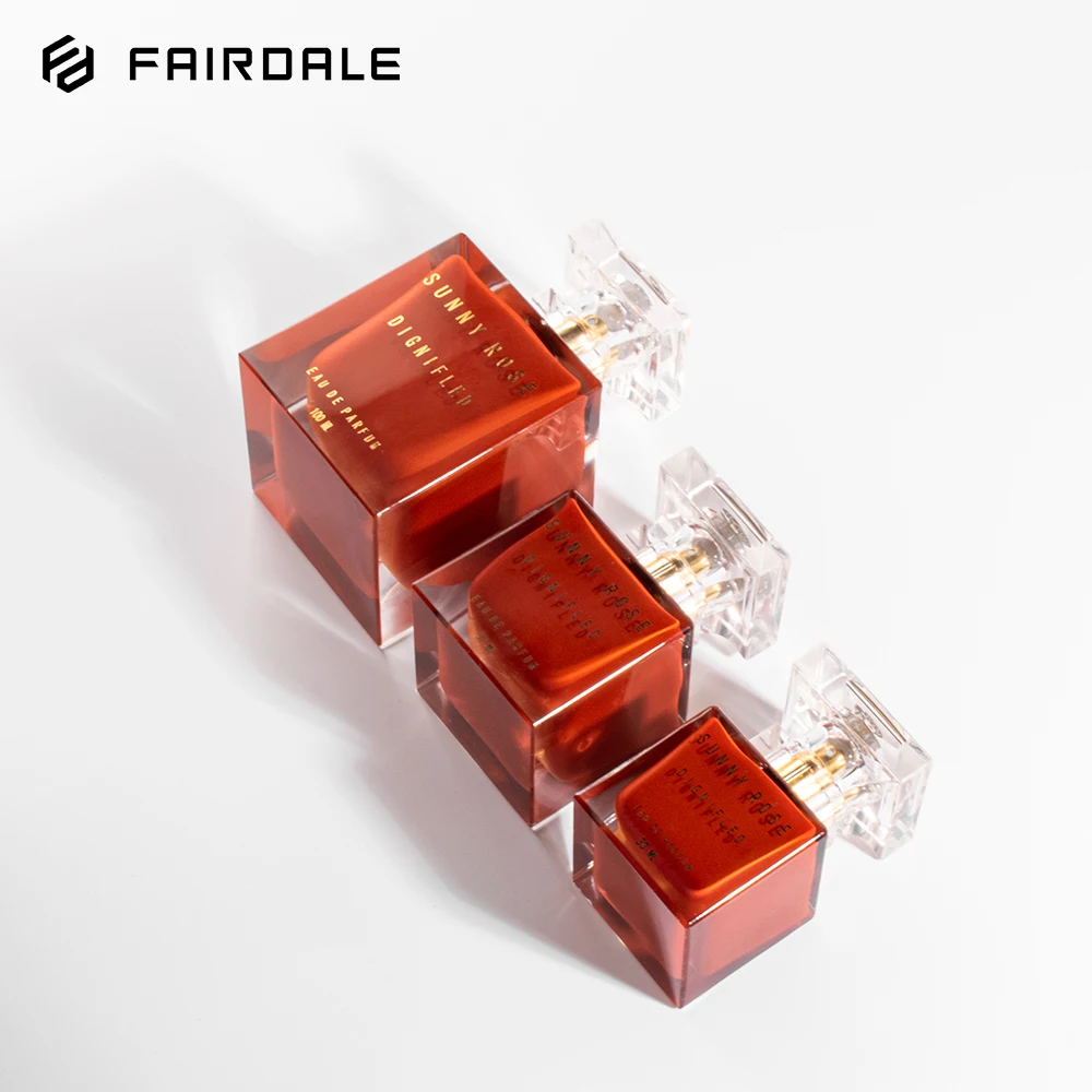 2022 Новое поступление 30 мл 50 100 женские квадратные стеклянные флаконы для духов