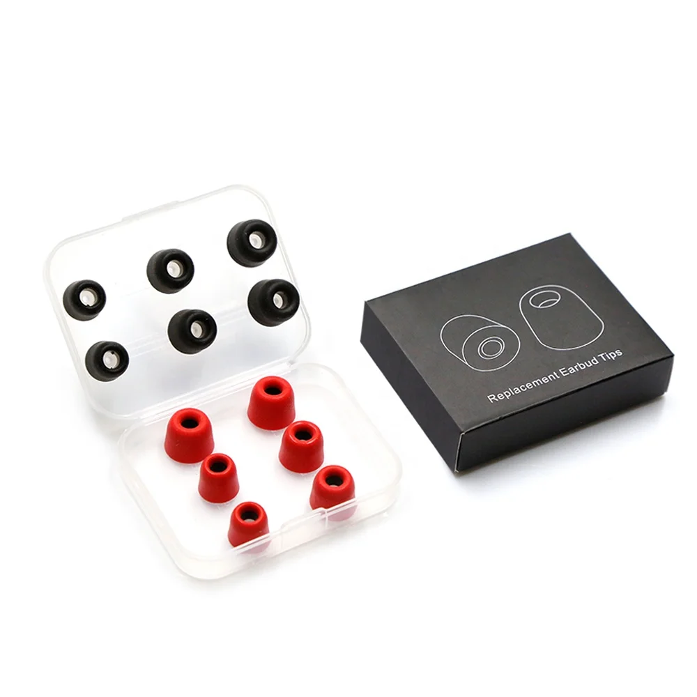Protection ear soft comfortable earphone sponge silicone memory foam ear tips Earphone Foam Buds Memory Foam Earbud