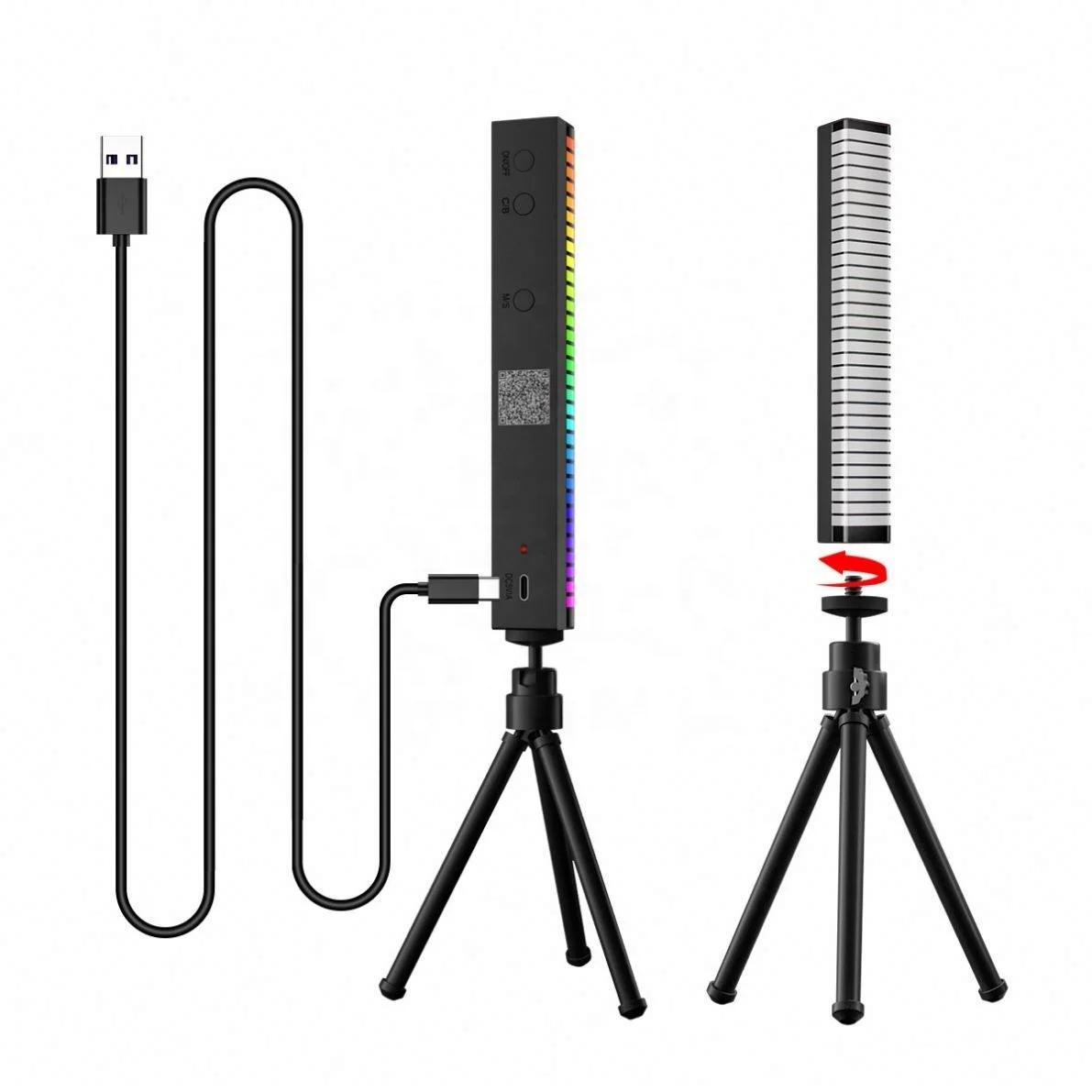 LED RGB Sound Control Light App Control Pickup Voice sound activated light Rhythm Color Ambient Lamp Bar of Music Ambient Lights